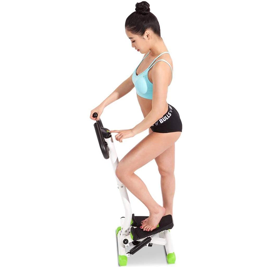 Stepper,Mini-Swing Stair Step Machine for Exercise Adjustable Aerobic Twist Home Multifunctional Fitness Equipment with Safety Handlebars