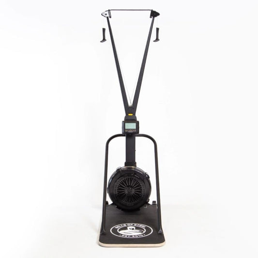 Ski Machine Exercise Equipment [Bells of Steel] Blitz Ski Exercise Machine - Adjustable Resistance Ski Simulator Exercise Machine, Fan-Based Flywheel - 330lb Capacity