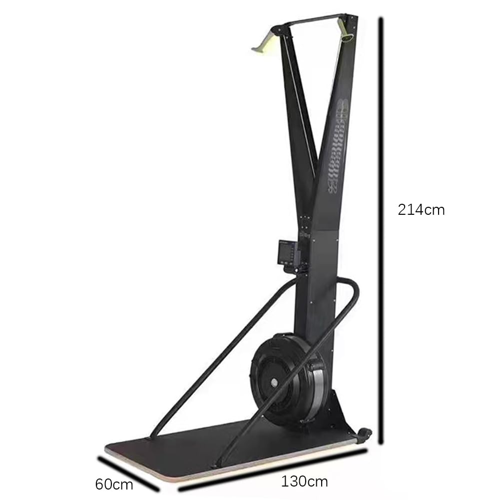 UPWONEA Large Wind Resistance Ski Machine, Full Body Training Indoor Home Use, Adjustable Resistance Ski Machine, Simulates Real Skiing, Multi-Venue Application