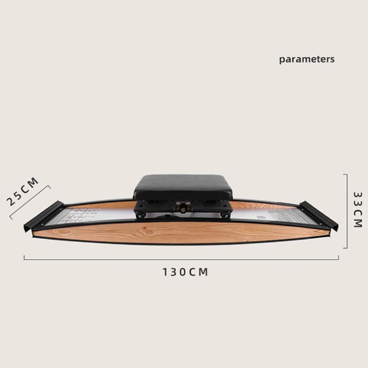 Ski Training Device, Snowboard, Home Ski Machines, Indoor Simulation Ski Rowing Aerobic Equipment, Suitable for 3D Cross Trainer