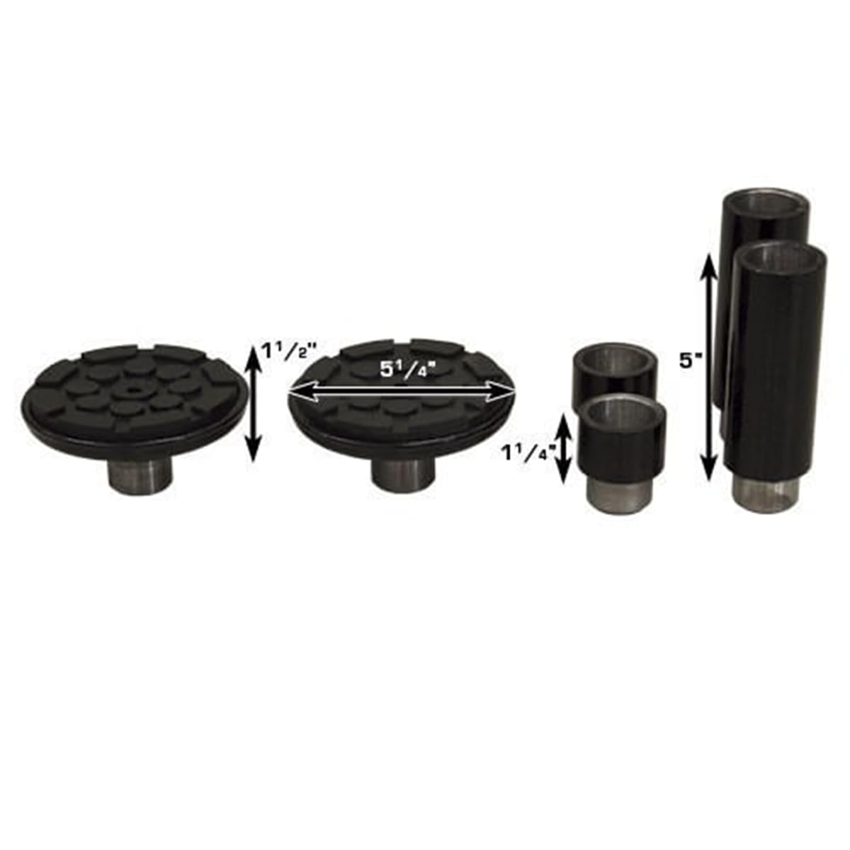 Atlas Automotive Equipment PROJACK35 Sliding Bridge Jack, 3,500lb. Capacity, Hand Pump Operated, 70-115 PSI, Compact Size, Low Profile, Multiple Safety Lock Positions, Adjustable Width/Lift Arms