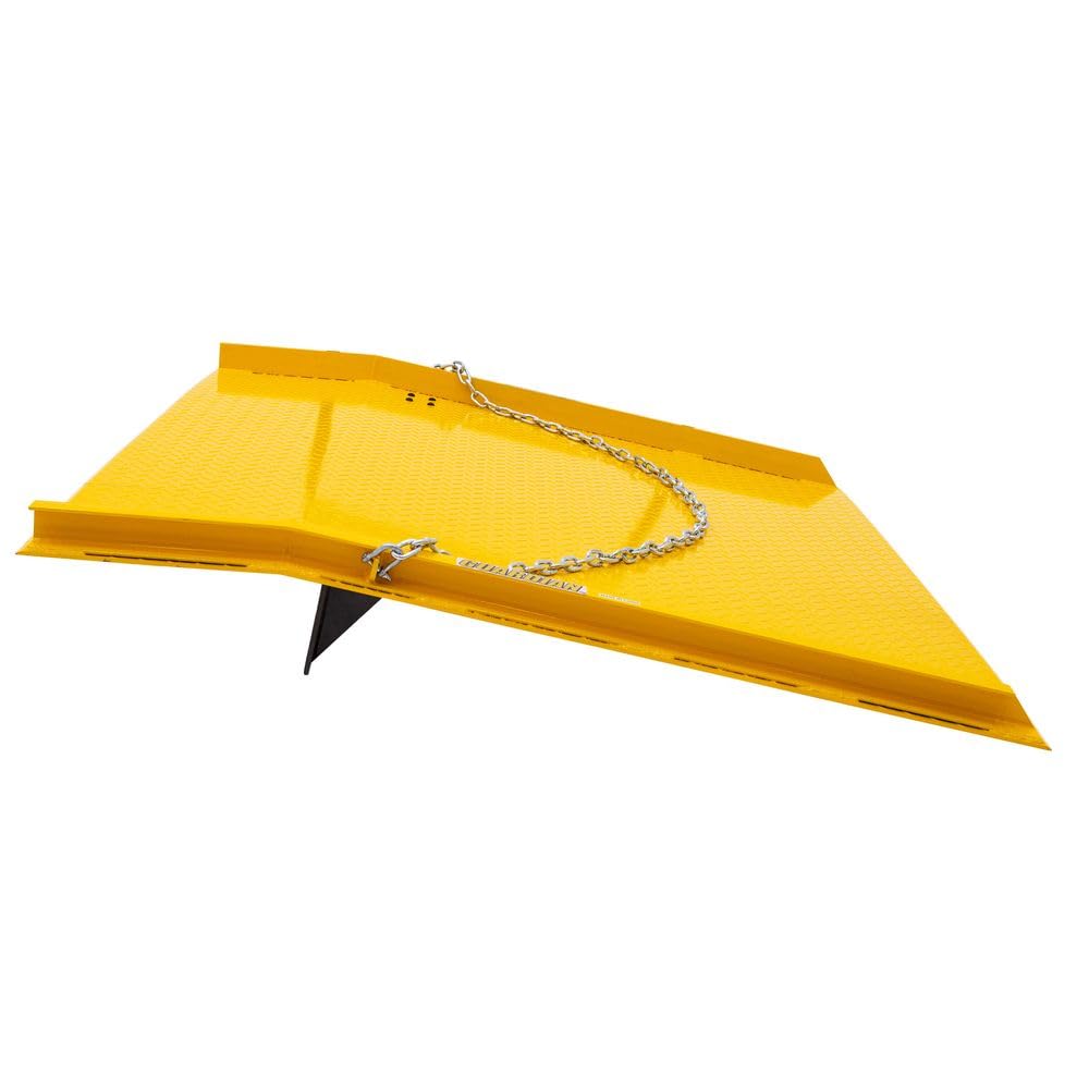 Dock Board, 48" x 72" Steel, 13,000 lb, for Forklift, up to 5" Differential, Guardian