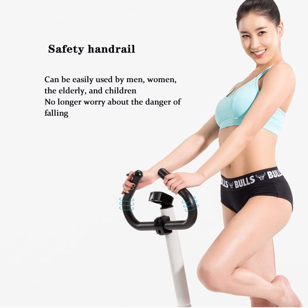 Indoor Fitness Twist Stepper with Adjustable Resi Compact Stair Stepper Fitness Machine with Handle and LCD Monitor Indoor Exercise Bike