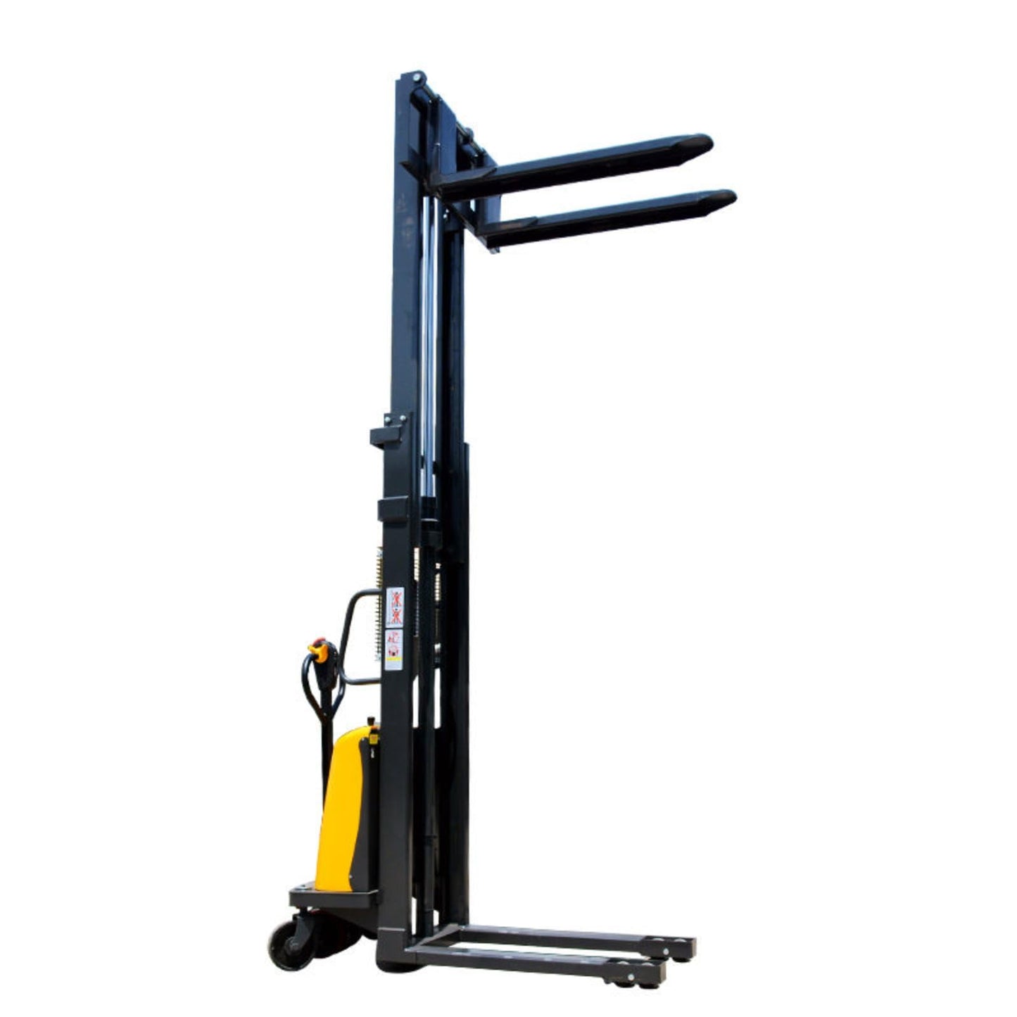 Electric Lifting Forklift Equipment Stacker, Battery Powered Pallet Lift Truck, Walk Behind Hydraulic Stacking Machine, Warehouse Handling Equipment, Material Handling System
