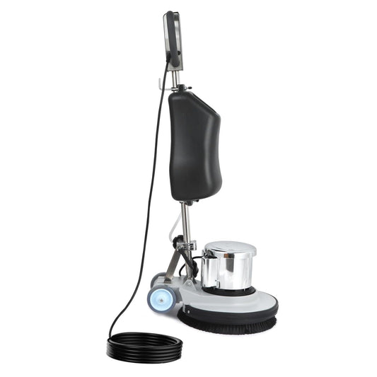 TOPPERFUN Commercial Floor Scrubber And Polisher: 1100w Heavy Duty Multi Purpose Electric Scrubber And Polisher, Speed 175, 17" Base Plate Diameter for Hardwood, Tile And Commercial Carpet Cleaning