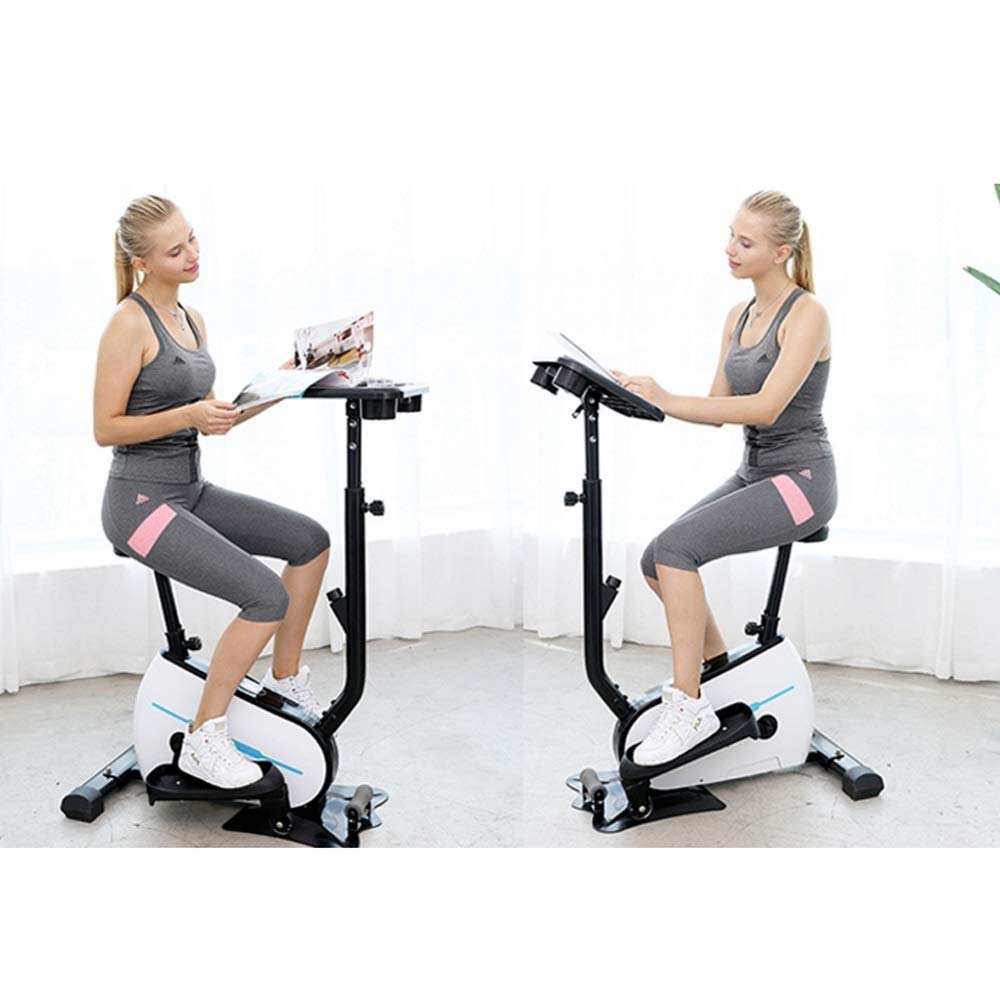IWHBCBOIX Mini Stepper,Fitness Stair - Portable Adjustable Resistance, Exercise Machine with Bands & LCD Display and Comfortable Foot Pedals