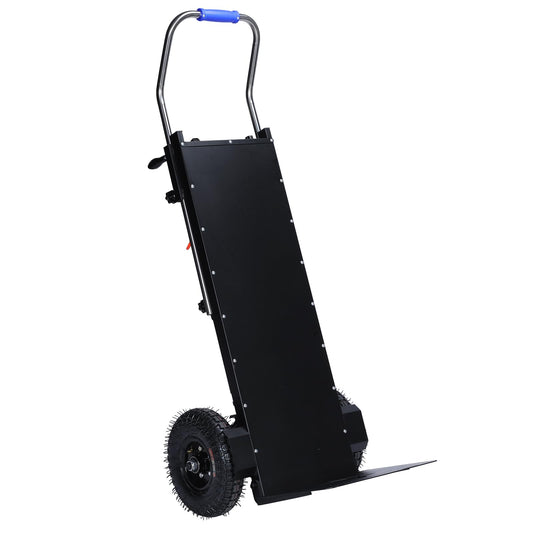 Generic Electric Stair Climbing Hand Trucks 1500W Powered Stair Climber Dolly Cart 880lbs Load Capacity with Safety Rope for Warehouse Logistics Moving Furniture