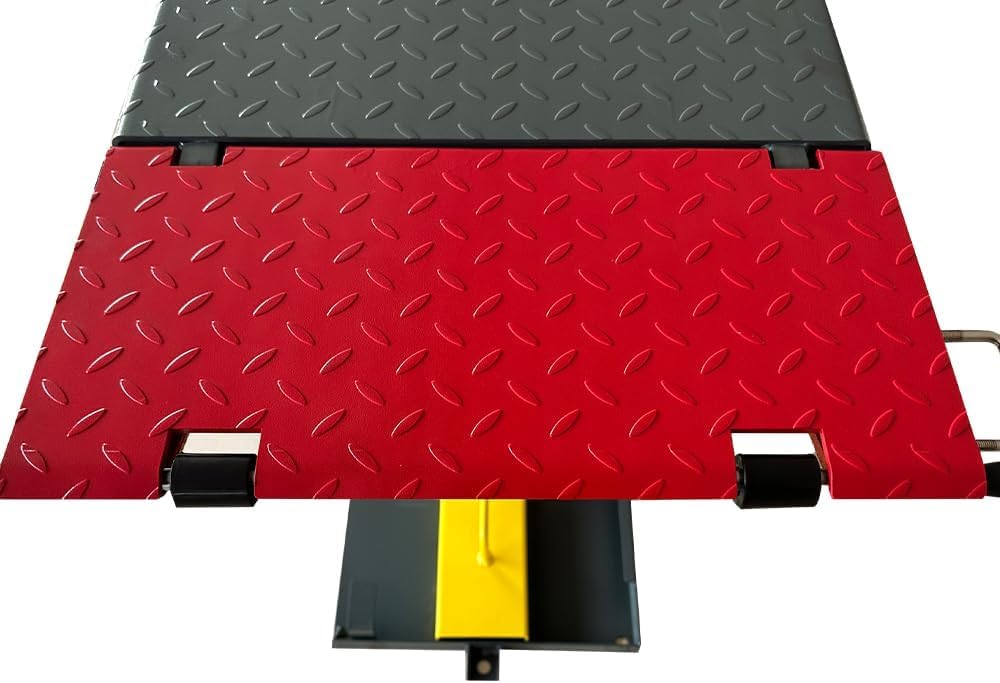 KATOOL Portable Car Lift Mid Rise Scissor Lift 7000lbs Lifting Capacity Max. Lifting Height 39" (More Easy to Access) Scissor Car Lift Scissor Auto Quick Jack for Home Garage and Shop, 110V