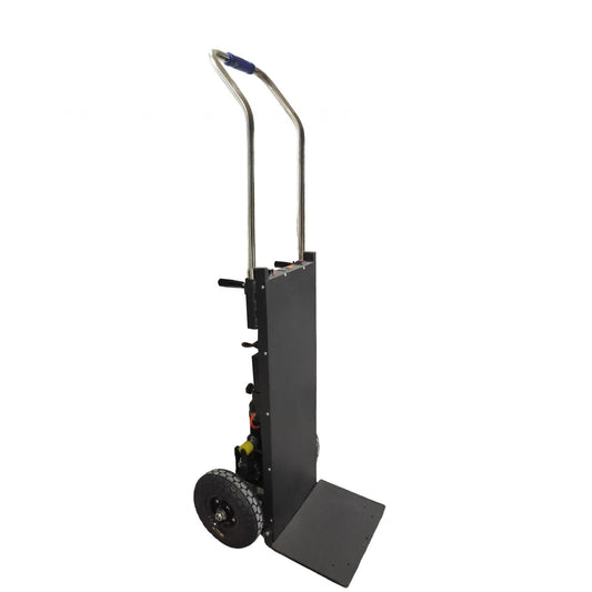 Heavy Duty Automatic Cart, 1600 lbs Load, Electric Stair Climbing Hand Truck 2500W Motorized Dolly with Foldable Design & Telescopic Handle for Moving Sofas, Washers, Dryers up Stairs (Black)