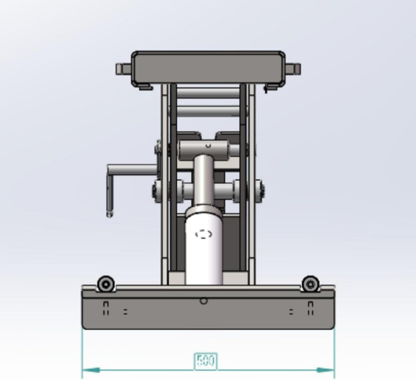 Rolling Jack Bridge Jack for KT-4H110/4H850 Four Post Lifts with 5000Lbs Lifting Capacity