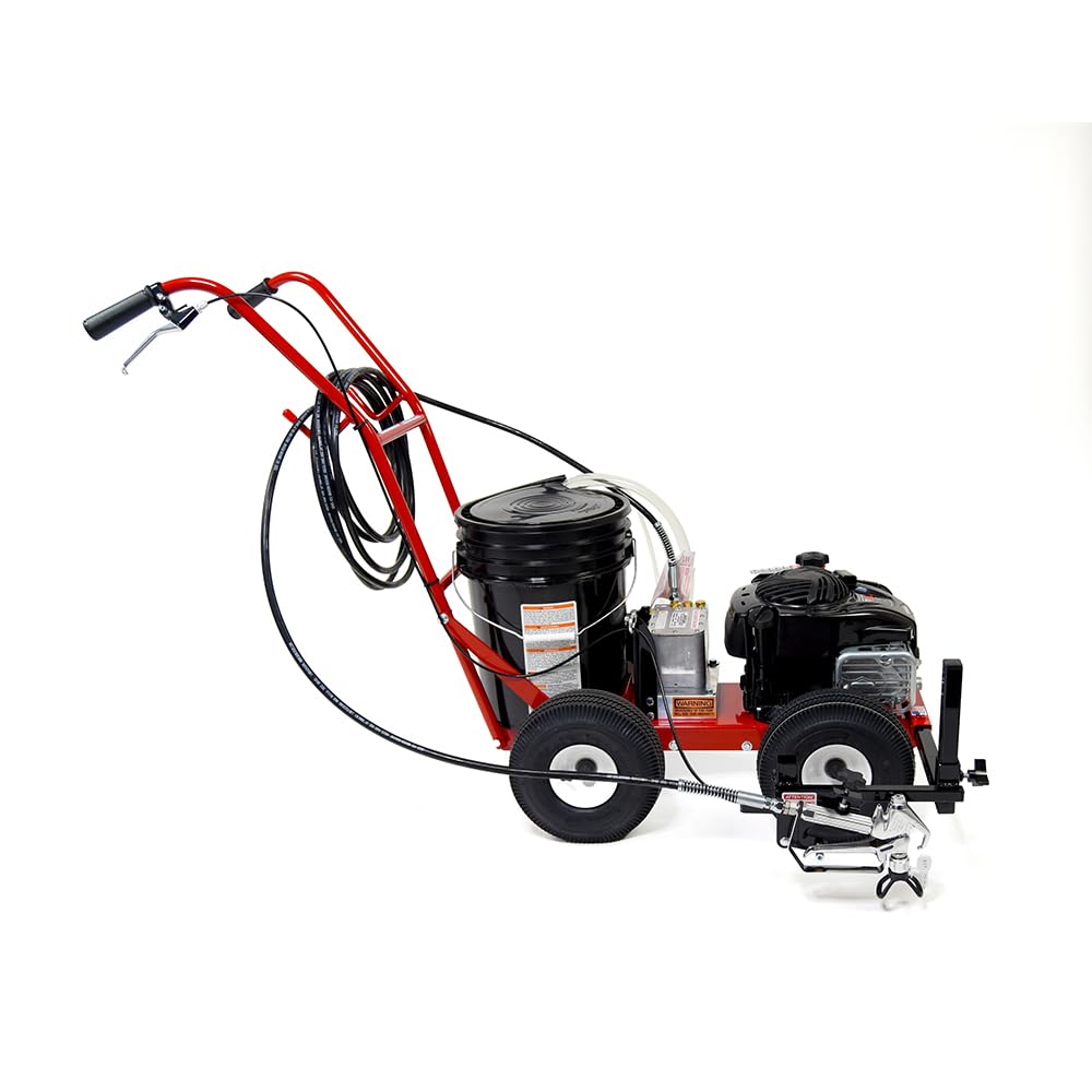 Athletic Field Airless Striping Machine (Model# 4250 Part# 10003947) | Pavement & Warehouse Striping | High Pressure | Light Weight | 3000 PSI Spray Pump | Fix Uneven Athletic Fields | Made in USA