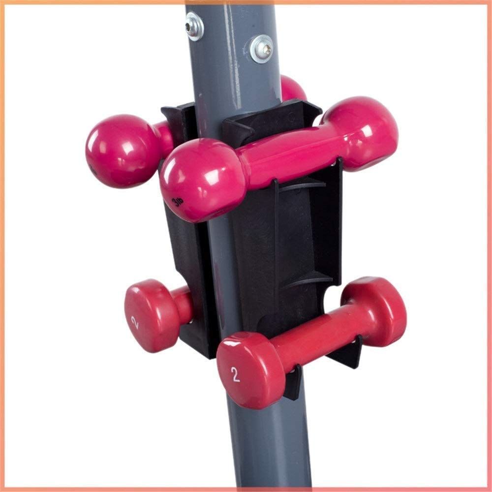 Dntum Stepping Machine Fitness Stepper Exercise Machine Training Machine Twisted Disk with Handle Indoor Fitness Stair Stepper Adjustable for Beginners ，Black-85x43x120cm