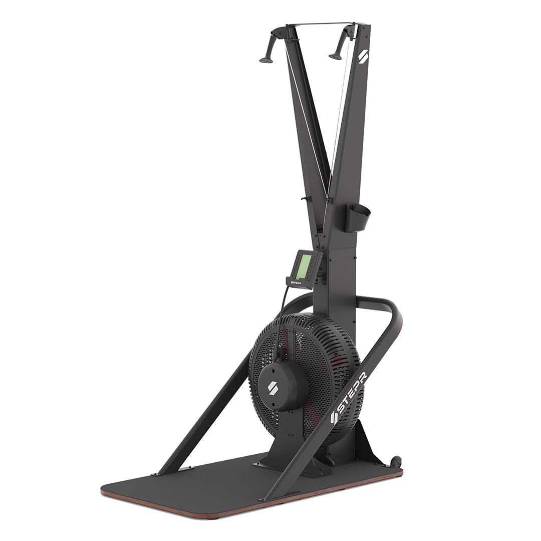 STEPR SKI XL VPR, Indoor Ski Machine, Ski Erg with Scalable Resistance with Patented VPR Air Resistance Technology