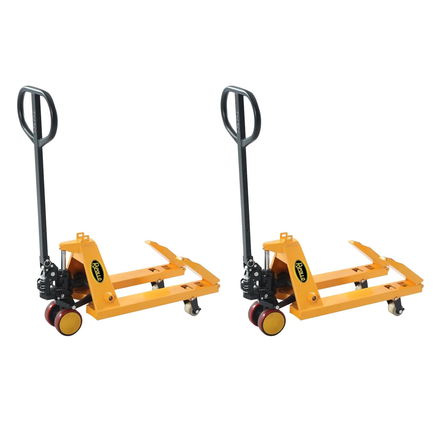 Apollo Foldable Pallet Truck, Narrow Pallet Jack, Mini Size Foldable Forks and Handle 2200Lbs Capacity 31.5" x 15" Forks, 15” Overall Width for Easy Storage
