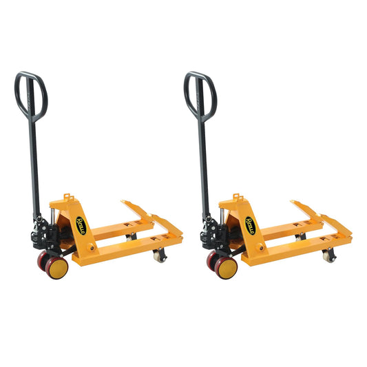 Apollo Foldable Pallet Truck, Narrow Pallet Jack, Mini Size Foldable Forks and Handle 2200Lbs Capacity 31.5" x 15" Forks, 15” Overall Width for Easy Storage
