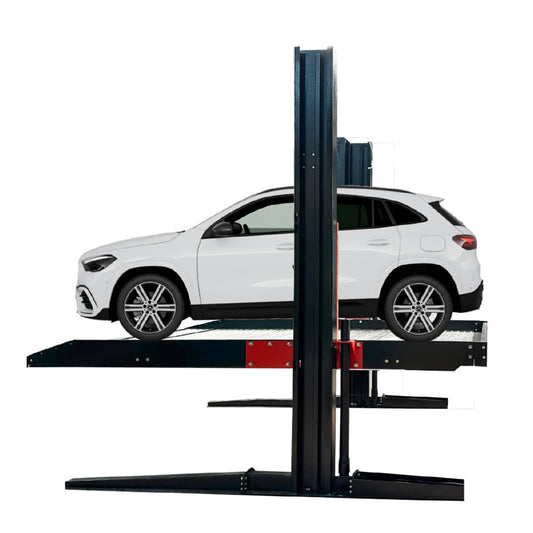 KATRAX KT-P2700 6600lbs (3000kg) 83 Inch Double Deck 2 Post Auto Lift Smart Parking Lift System Two Post Car Lift