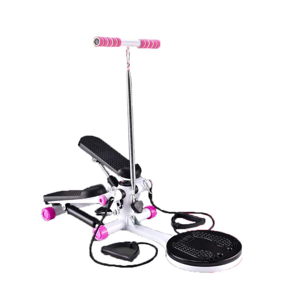 ZHCWEP Stepper,Stepper - Fitness Stair Stepper, Mini Stepper Fitness Cardio Exercise Trainer, Adjustable Height Stepper Machine with Twisting Action 34 * 34 * 19cm