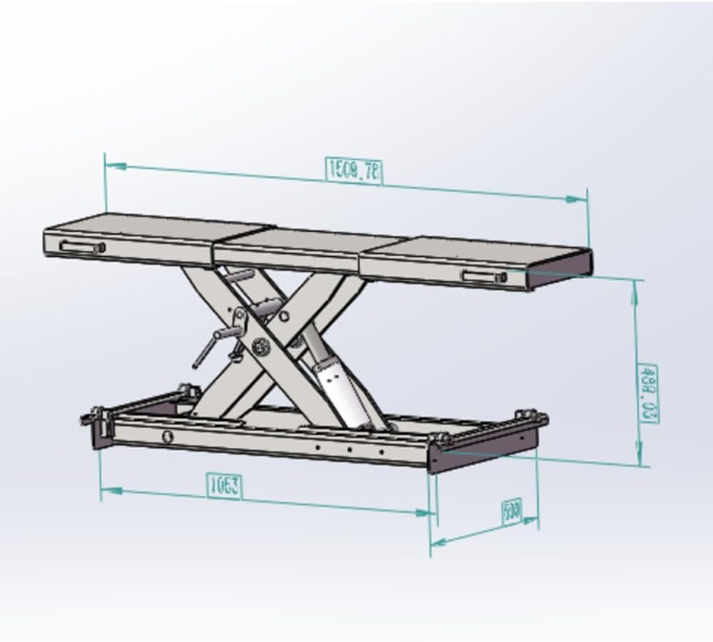 Rolling Jack, 5000Lbs Capacity, Car Slide Jack for KT-4H110 & KT-4H850 4-Post Lifts, Low Profile Truck Service
