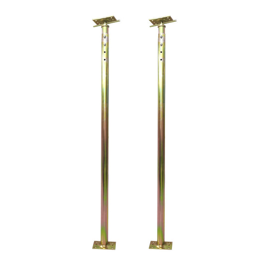 ZANURA 59" - 100" Adjustable House Floor Wall Jack Post Pole Rod Fit for Leveling Framing Basement Crawlspace Beam Roof, 2 Pack