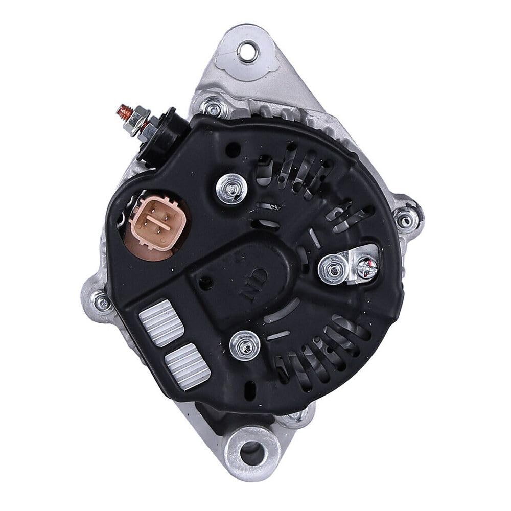 YUANKEECE 12 Volt Alternator compatible with Forklift 1Kd Diesel Engine 1042109970 110 Amperage 8G Standard Pulley