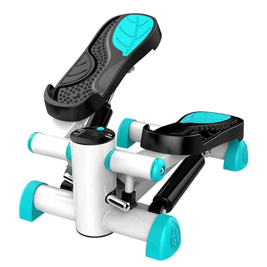 Stepper,Mini Desk Elliptical Massage Exercise Stair Machine Fitness Large Non-Slip Pedals and Display for Home Gym Use (A)