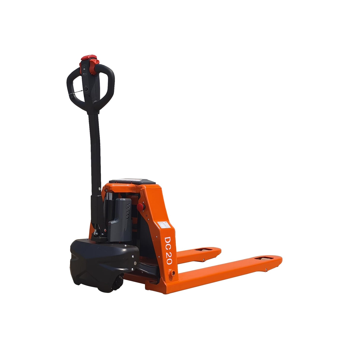 Electric Pallet Jack,4400 lb Capacity， Lithium Battery Powered Pallet Lift Truck，Fork Length 48 in. x 27 in.Multi-Function Operator Handle for Indoor Storage and Handling Pallet Truck-Orange Style