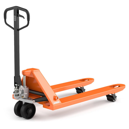 Tory Carrier Manual Pallet Jack 6600 Lb. Capacity, Pallet Truck 48 L × 27 W Fork Size Standard Duty Hand Trucks
