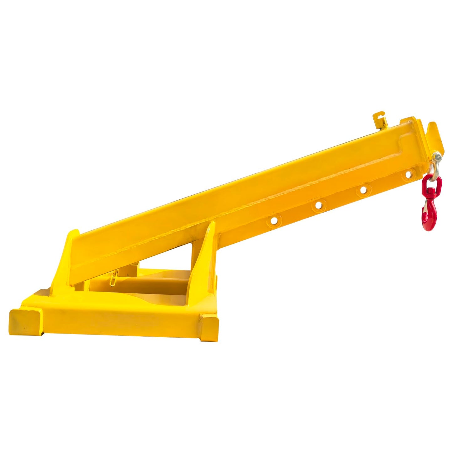 TECHTONGDA 8800LB/4T Capacity Forklift Jib Boom Crane, Manual Telescoping Boom Extends Up to 94.5 Inch, Mobile Crane Lifting Hoist, Telescopic Forklift Hoisting Attachment for Warehouse, Factories