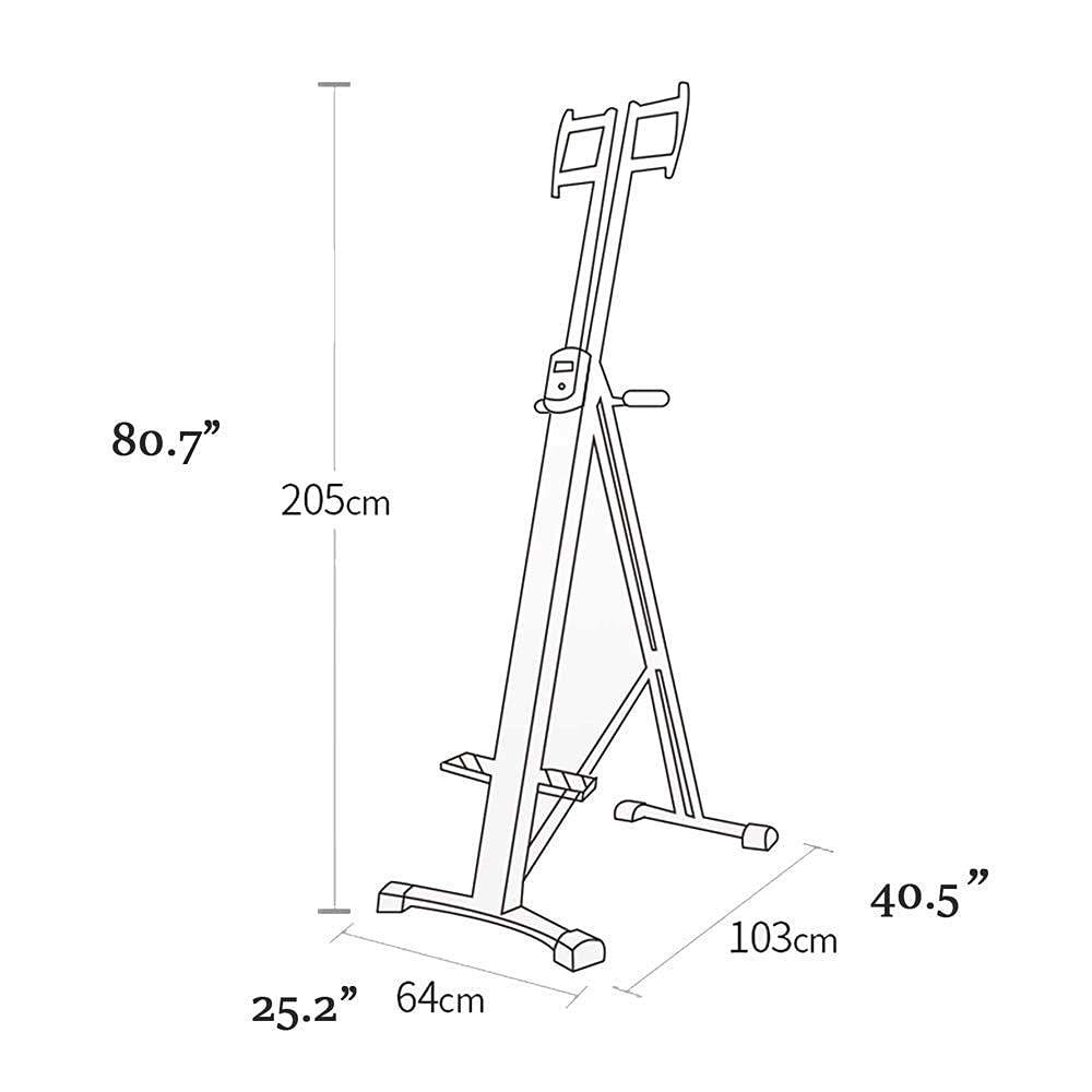 Stepper,Vertical Climber Exercise Machine,Folding Mountain Climber Stair Exercise Equipment Cardio for Maximum Calorie Burn Workout Fitness Gym