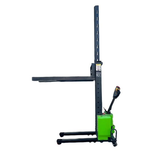 Electric Pallet Handling Equipment Stacker, Battery Powered Forklift Lift Truck, Walk Behind Hydraulic Lifting Machine, Warehouse Stacking Equipment, Material Handling System