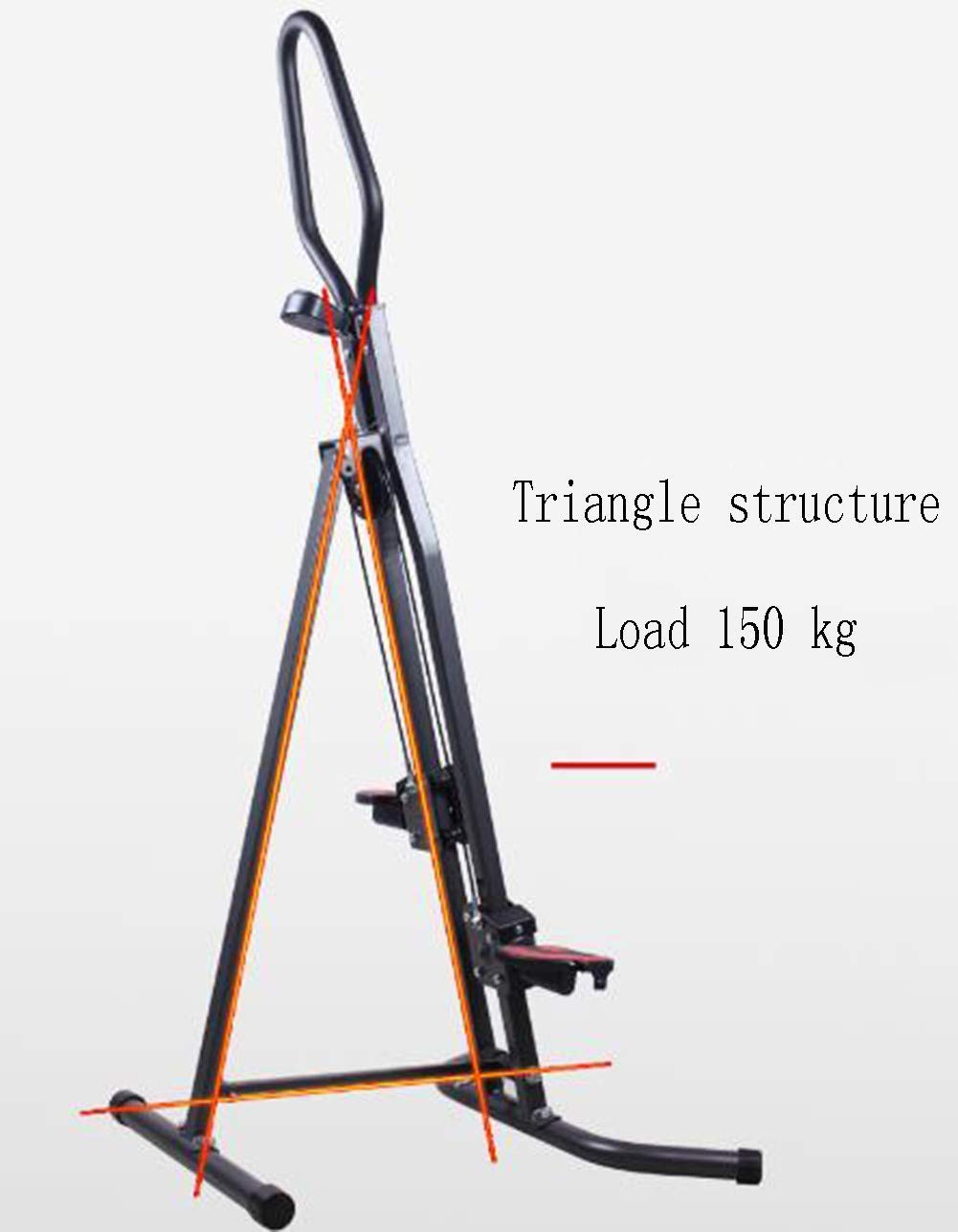 ZHCWEP Stepper Vertical Climber, Heavy Duty Vertical Climber Stair Climber Leg Master Exercise Machine Climbing Machine Pedal Machine Cardio Machine, with Monitor, Home Fitness Equipment