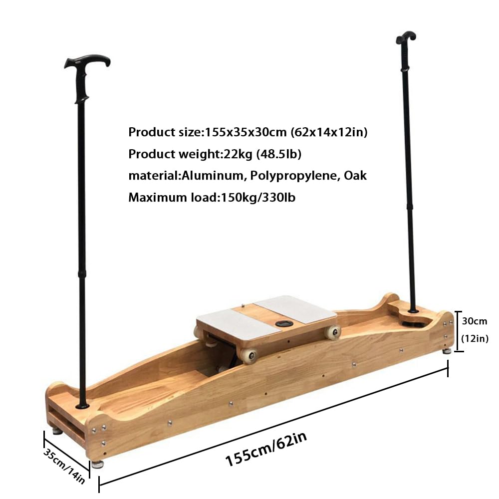 JTYMZYY Ski Simulator Machine,Ski Machine, Indoor Ski Simulator Balance and Coordination Training Machine for Body Sculpting Butt Machines Body Machines Balance Trainers