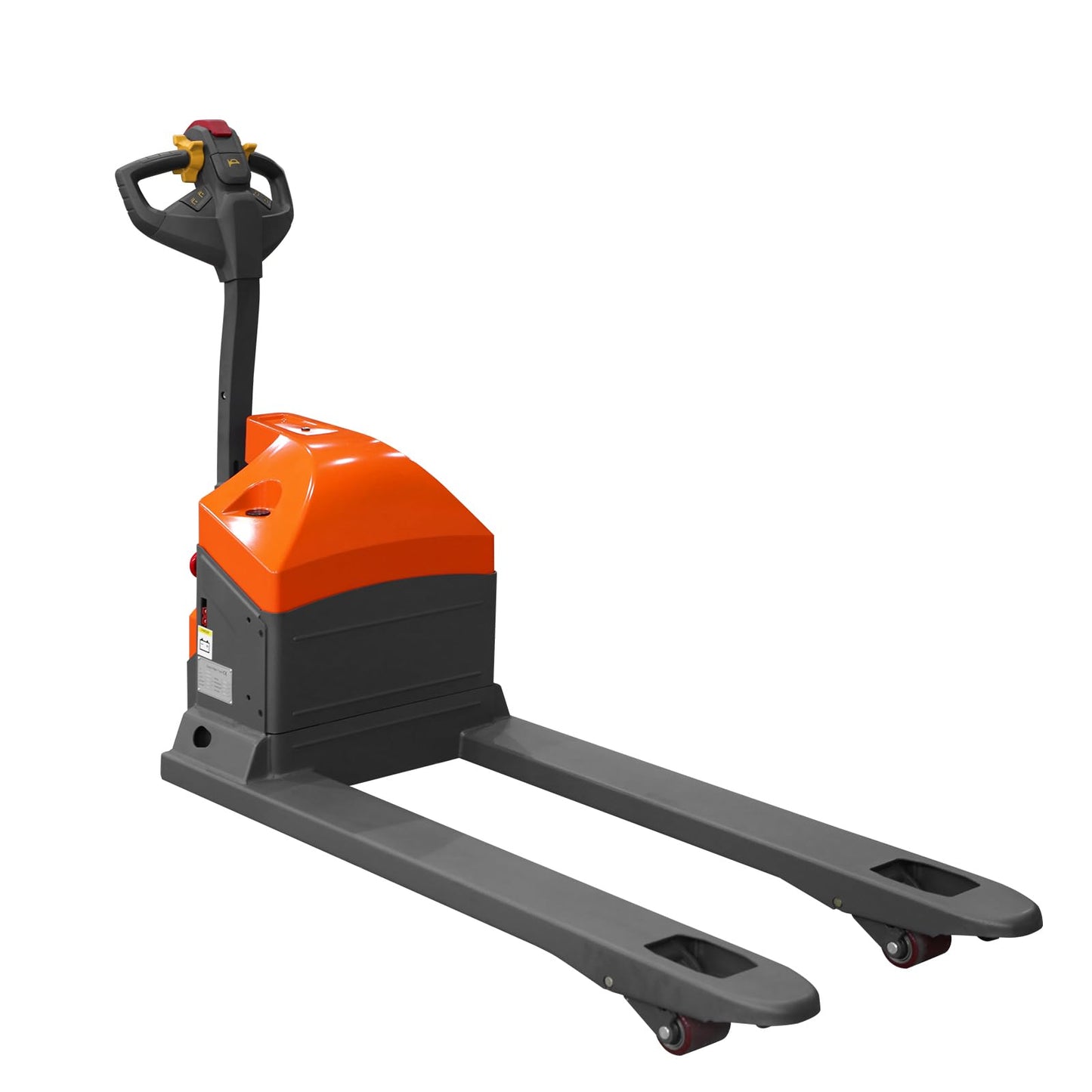 Tory Carrier Electric Pallet Jack Truck 3300 lbs Capacity 48 x 27 Forks Powered Pallet Truck, 6-8 Hours Working Small Size Pallet Lift with Built-Out Charger