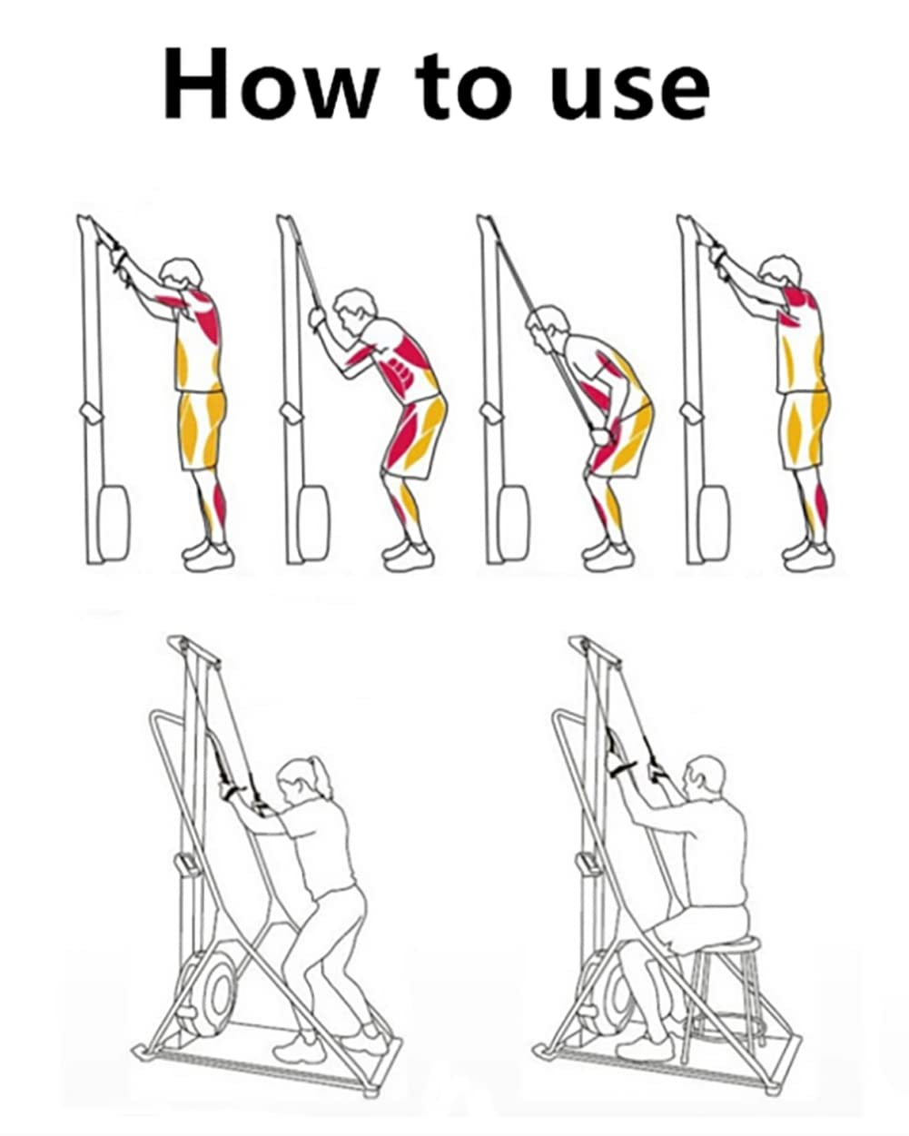 Ski Exercise Machine, Ski Machine with Display Monitor, Indoor Exercise Machine, Elliptical Cross Trainer, Indoor Ski Cross Trainer Machine, Cardio Exercise Equipment