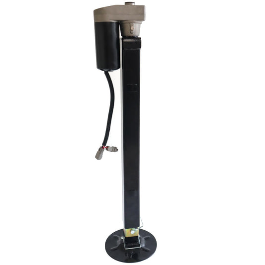 RJSPHH 5th Wheel RV Jack Right or Left Leg, Ground Control 3.0 Automatic 5th Wheel RV Leveling System Front Hall Effect Jack with Motor, 5000 lbs, Black 305340