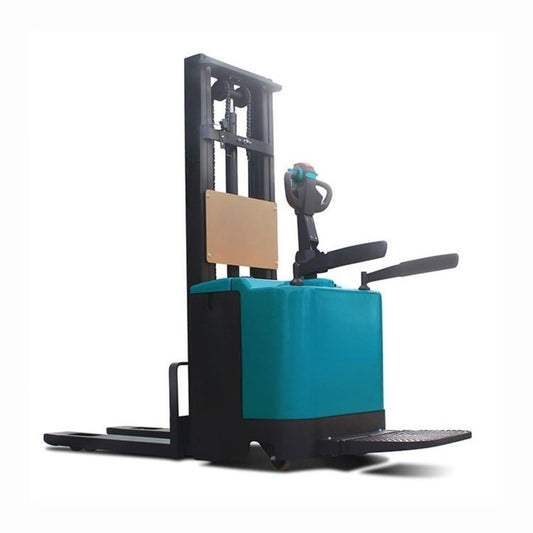 High Lift Electric Pallet Stacker, Manual and Mobile Hydraulic Stackers, Compact Stack Truck for Warehouse, Factory, Supermarket, Logistics, and Small Space Material Handling