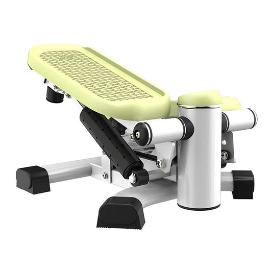 IIPOSAQQ Indoor Stair Stepper Portable Home Gym for Women and Man Cardio Fitness Stepper with LCD Monitor Exercise Machine for Full-Body Workout (Yellow)