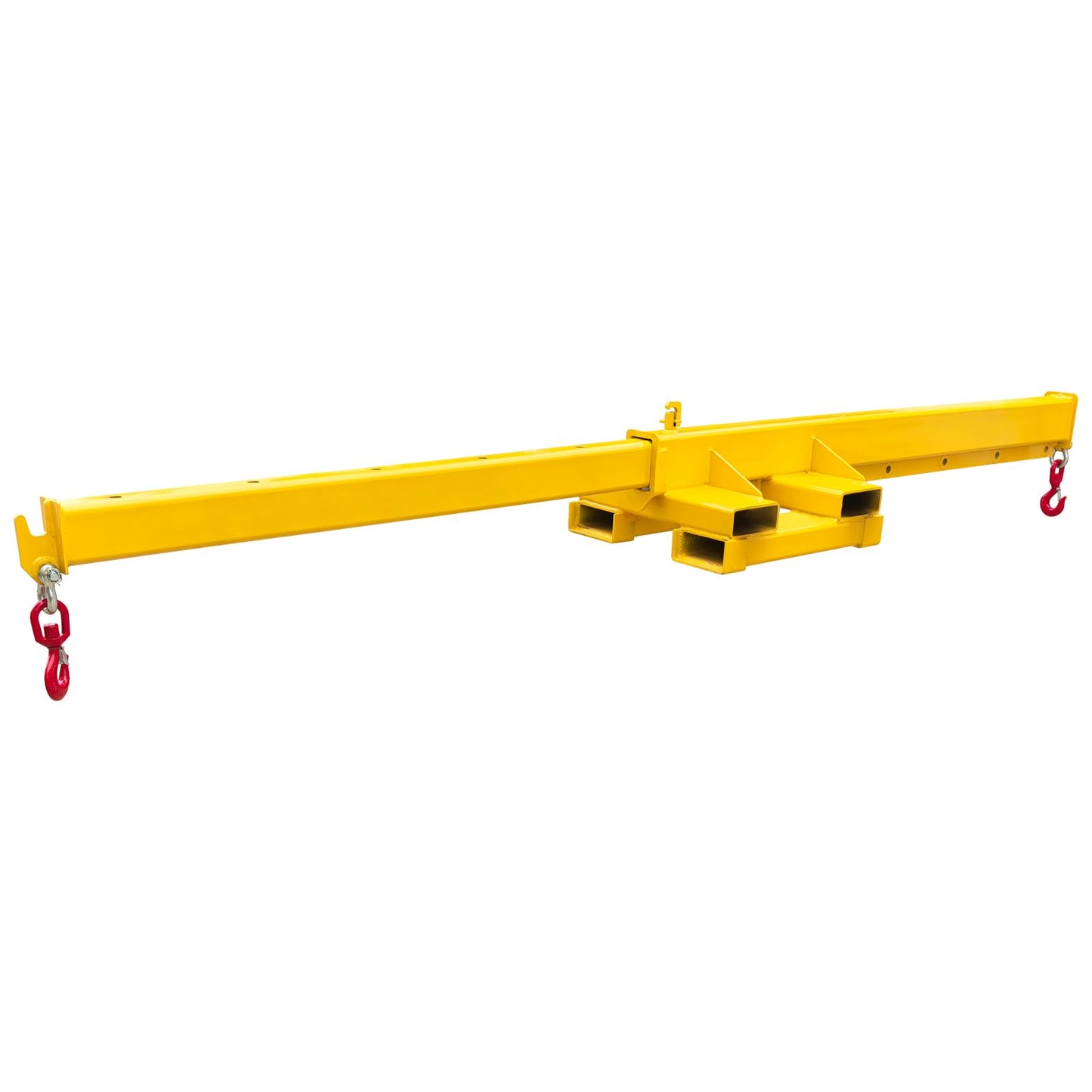 WYDDDARY 4409.25LB Transverse and Longitudinal Bidirectional Forklift Telescopic Boom Dual-Purpose Adjustable Mobile Crane Lifting Hoist Truss Jib Boom for Lifting and Hoisting