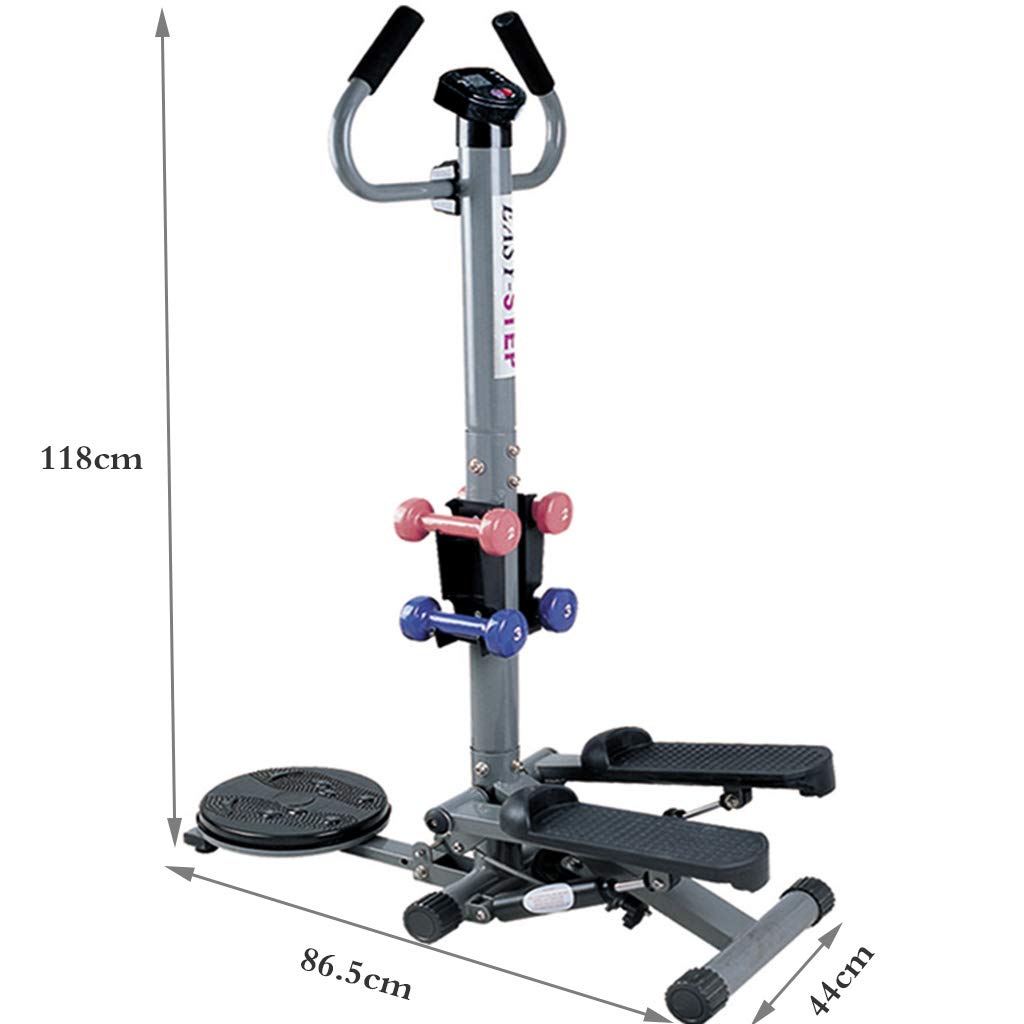 Mini Stepper, Swing Stepper, Multifunctional Stair Stepper, Household Twisting Stepper, Exercise Fitness Machine Silent Sports Fitness Device with Handle