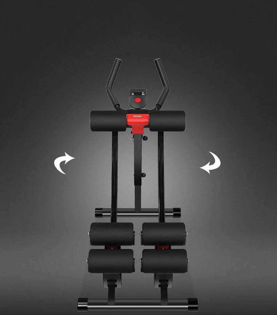 Dntum Stepper,Stair Stepper Adjustable Height and Resistance Workout Training Fitness Fat Burning Sports Equipment Treadmill Weight Loss Machine ，Black-One Size