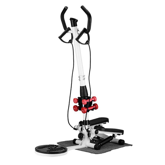 Multifunktions Indoor Stair Stepper,Adjustable Climbing Machine Quiet Fitness Exercise Machine,Folding Pedal Exerciser with Armrests Efficency