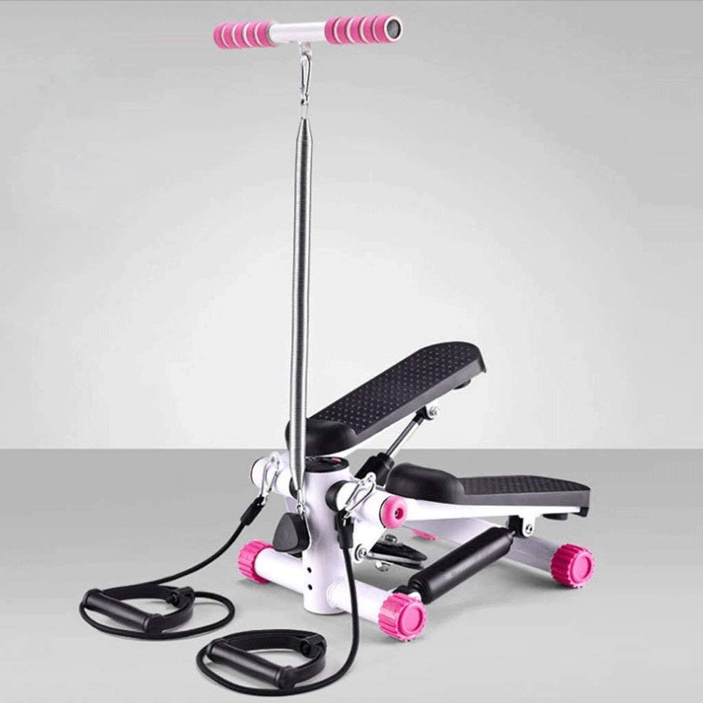 ZHCWEP Stepper,Stepper - Fitness Stair Stepper, Mini Stepper Fitness Cardio Exercise Trainer, Adjustable Height Stepper Machine with Twisting Action 34 * 34 * 19cm