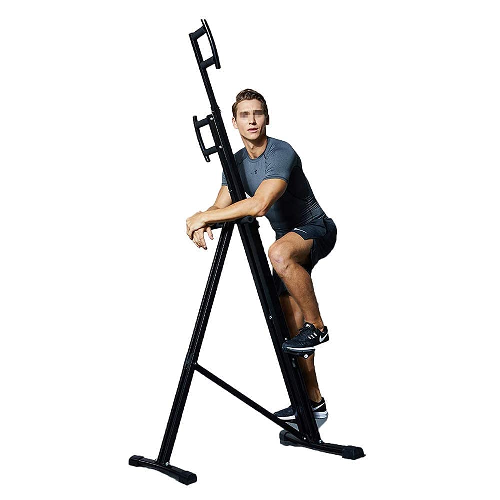 ZHCWEP Vertical Climber Exercise Machine,Folding Mountain Climber Stair Stepper Exercise Equipment Cardio for Maximum Calorie Burn Workout Fitness Gym