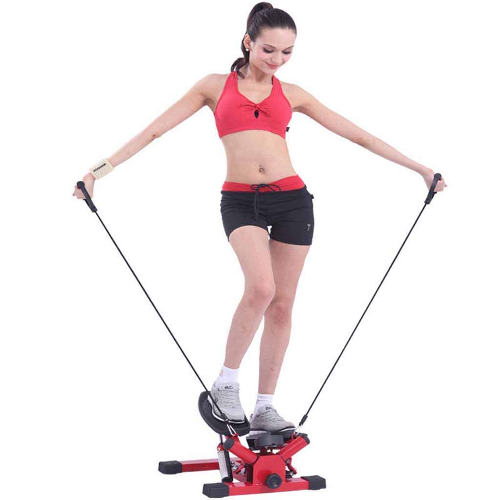 Step Machine Mini with Adjustable Stepper, with Hydraulic Resistance, Stair Stepper Exercise Machine Large Non-Slip Ped