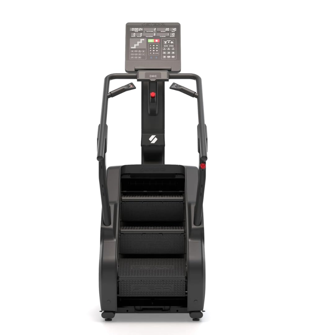 STEPR XL Classic, Commercial Stair Master with LED Console, 9" Step Height, Strength & Resistance Anchor Points, 190 Steps/Min, 450 lb Capacity