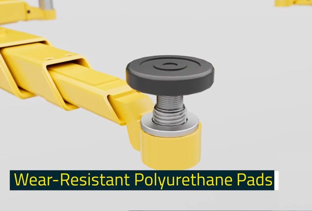 BendPak 10APX - 10,000lb Capacity 2 Post Adaptable Clearfloor/Adjustable Width/Screw Pads/High Rise Truck/SUV/Car/Vehicle/Auto Lift- Home/Garage/Shop/Mechanic