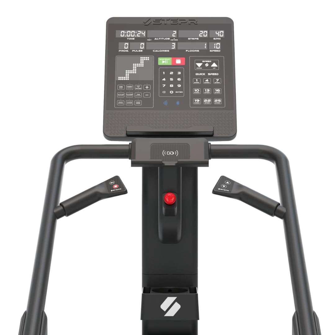 STEPR XL Classic, Commercial Stair Master with LED Console, 9" Step Height, Strength & Resistance Anchor Points, 190 Steps/Min, 450 lb Capacity