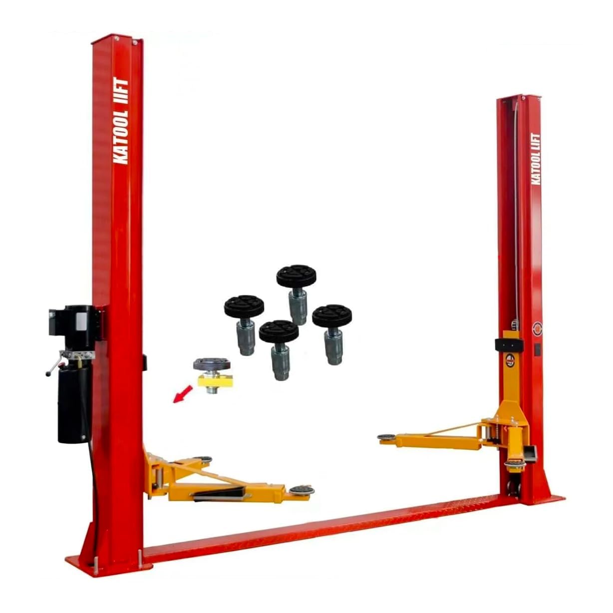 AUTOKATO KT-H100 2 Post Lift 220V Auto Car/Truck Hoist with 10000Lbs Lifting Capacity