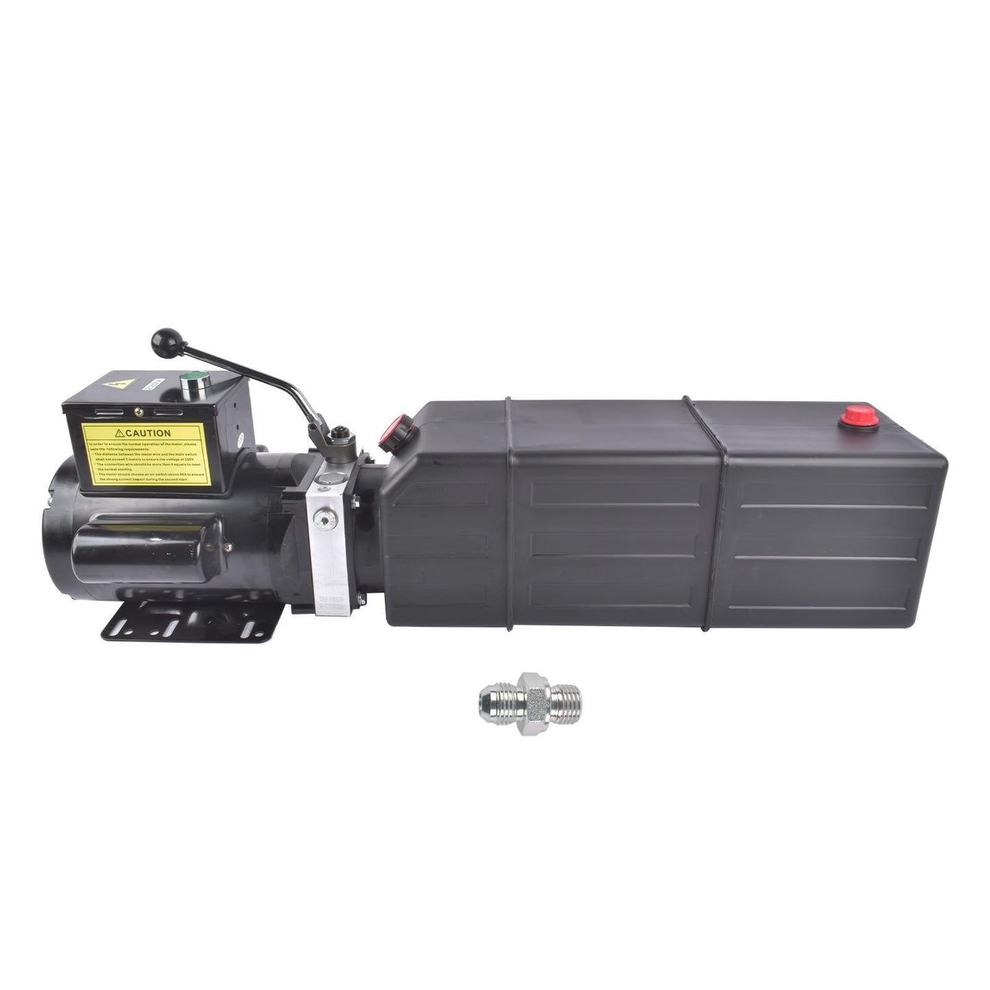 3.7 Gallon Hydraulic Pump, 220V 3HP 2950 PSI Single-Acting Hydraulic Power Unit for 2 & 4 Post Car Lift Dump Trailer Car Lifting Mixizap