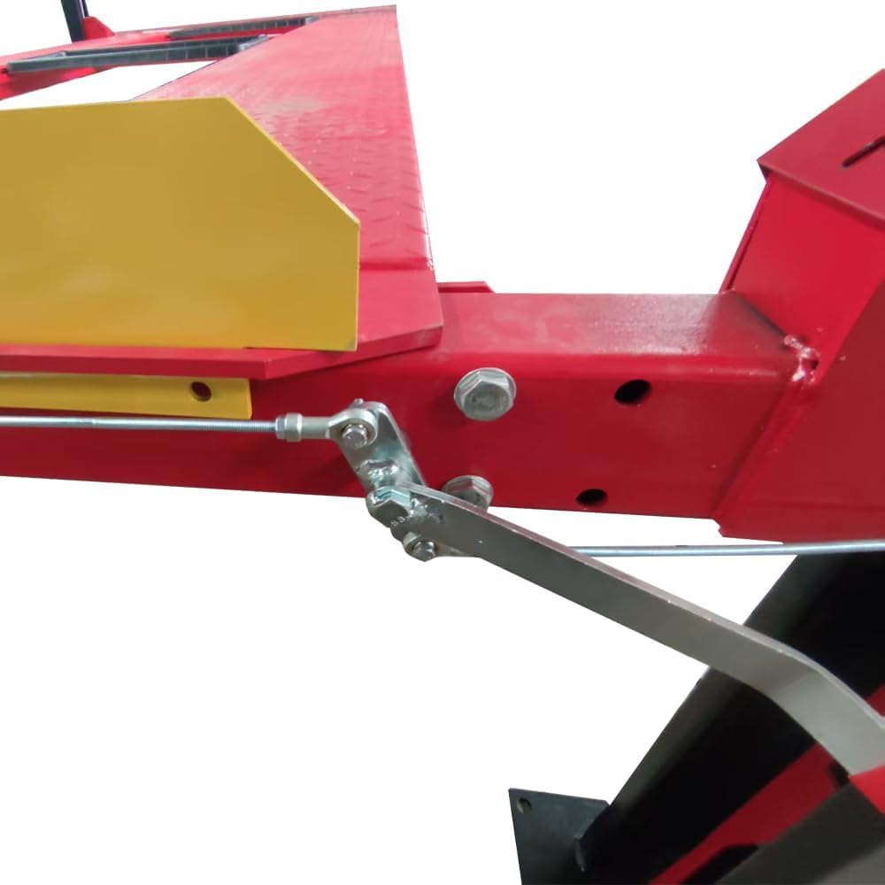 DMC-FPPS 9500lb 4 Post Lift with Moving Casters | Portable Garage Parking & Storage Lift | 110V, 12 Months Parts Warranty